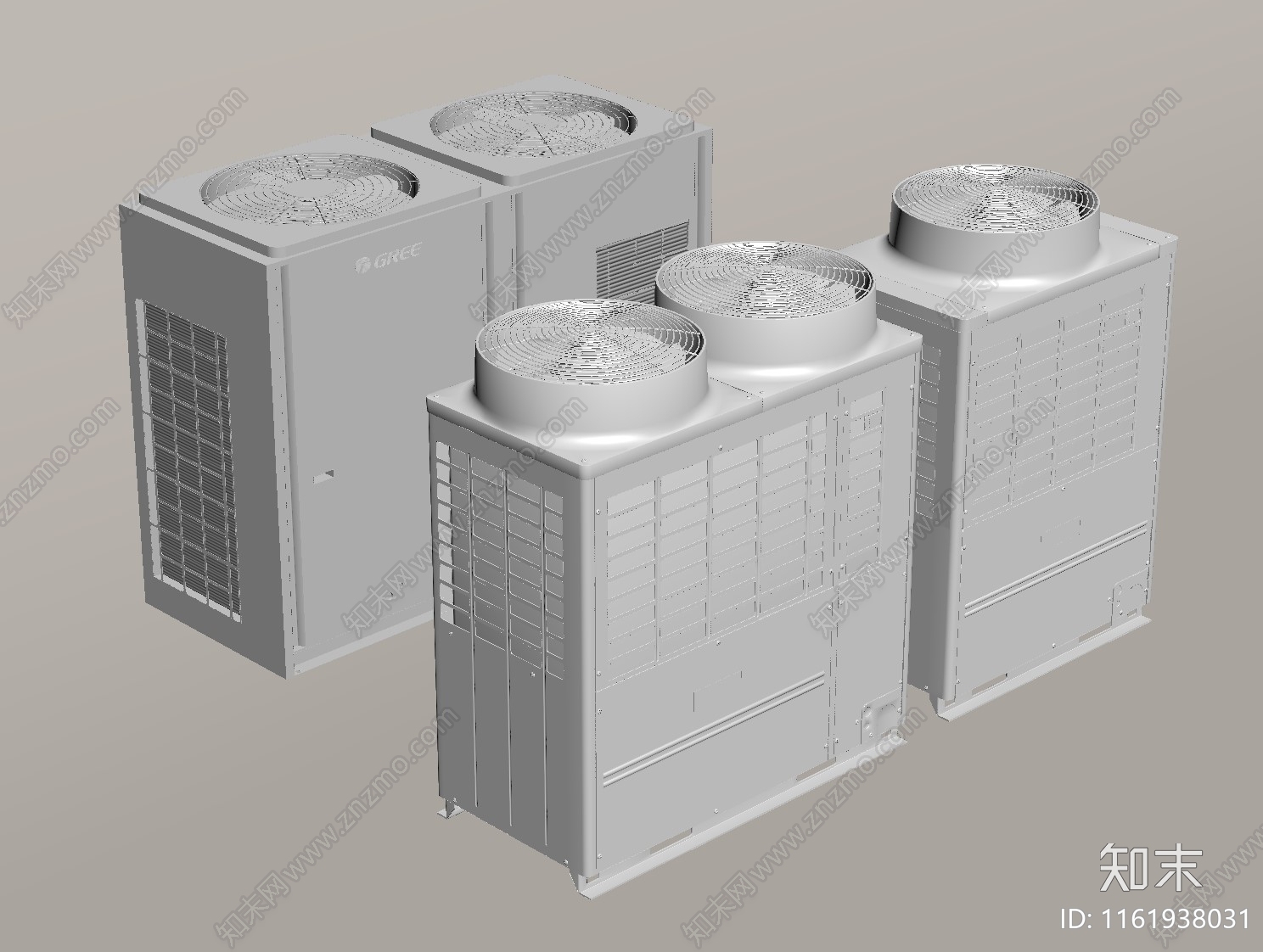 现代空调外机SU模型下载【ID:1161938031】