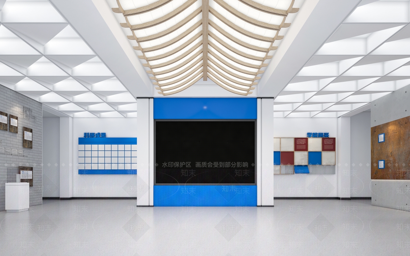 现代展厅3D模型下载【ID:1161938451】