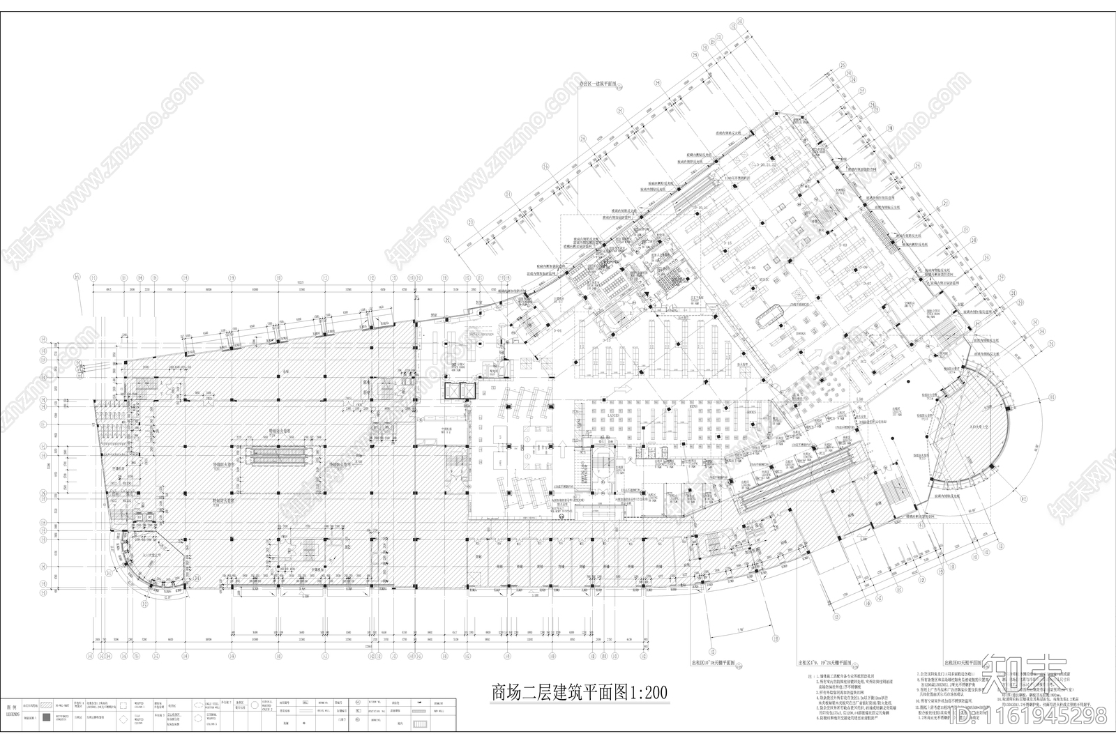 东莞沃尔玛室内装cad施工图下载【ID:1161945298】