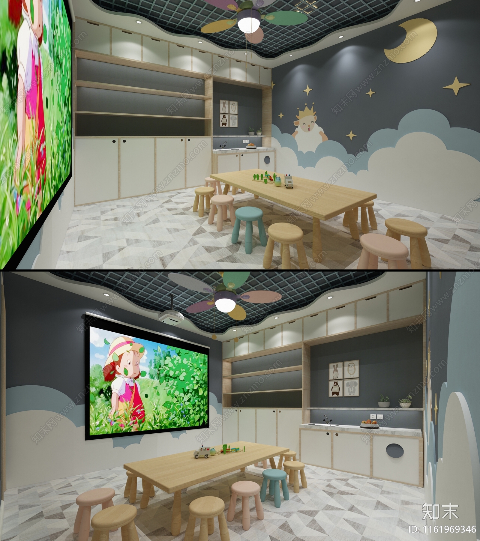 幼儿园3D模型下载【ID:1161969346】