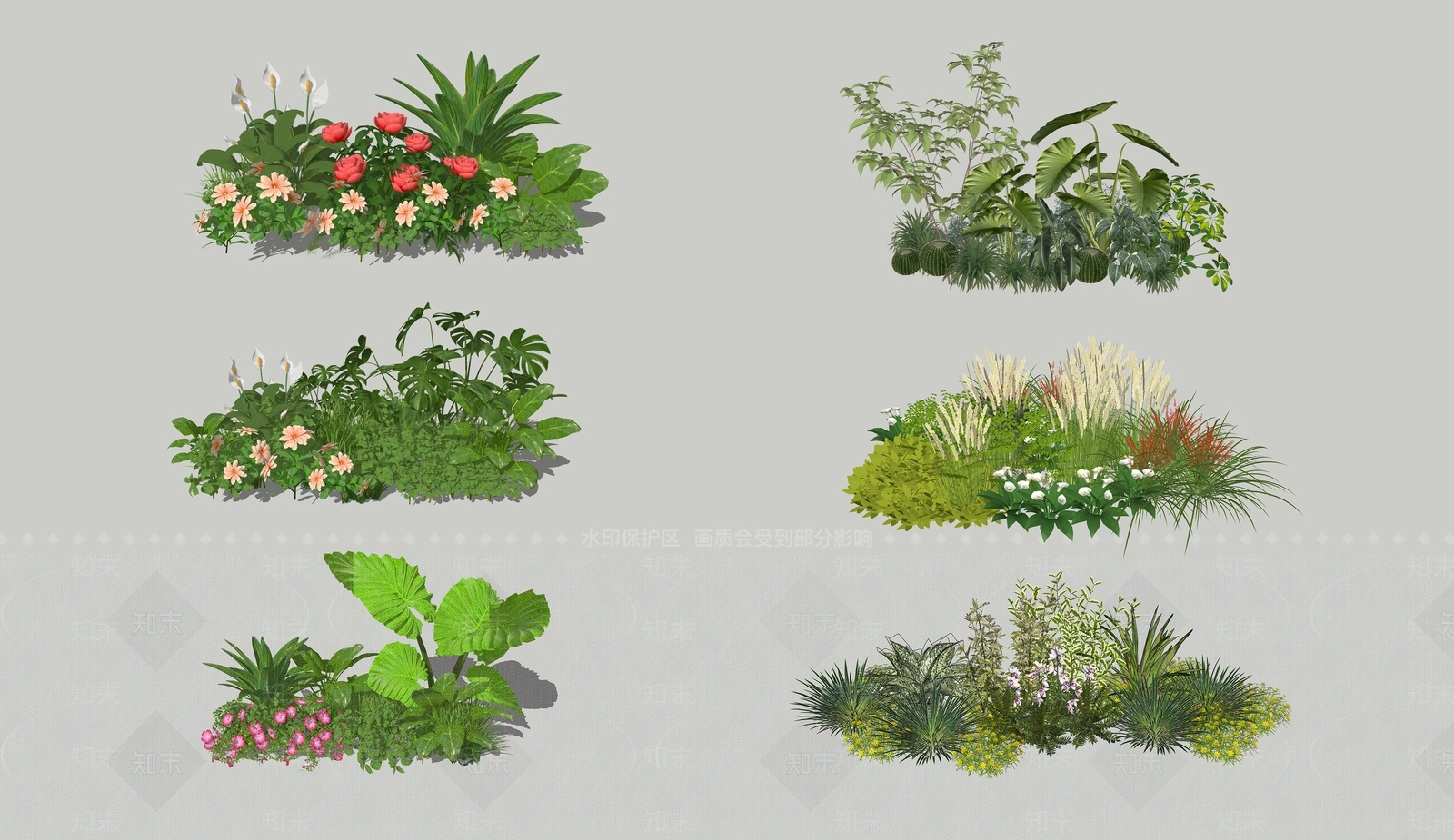 花草SU模型下载【ID:1161946402】