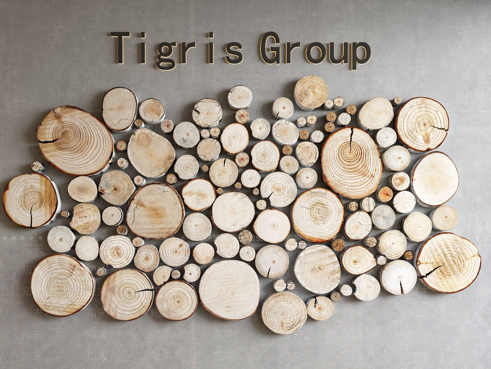 现代木头墙饰挂件3D模型下载【ID:1161952399】