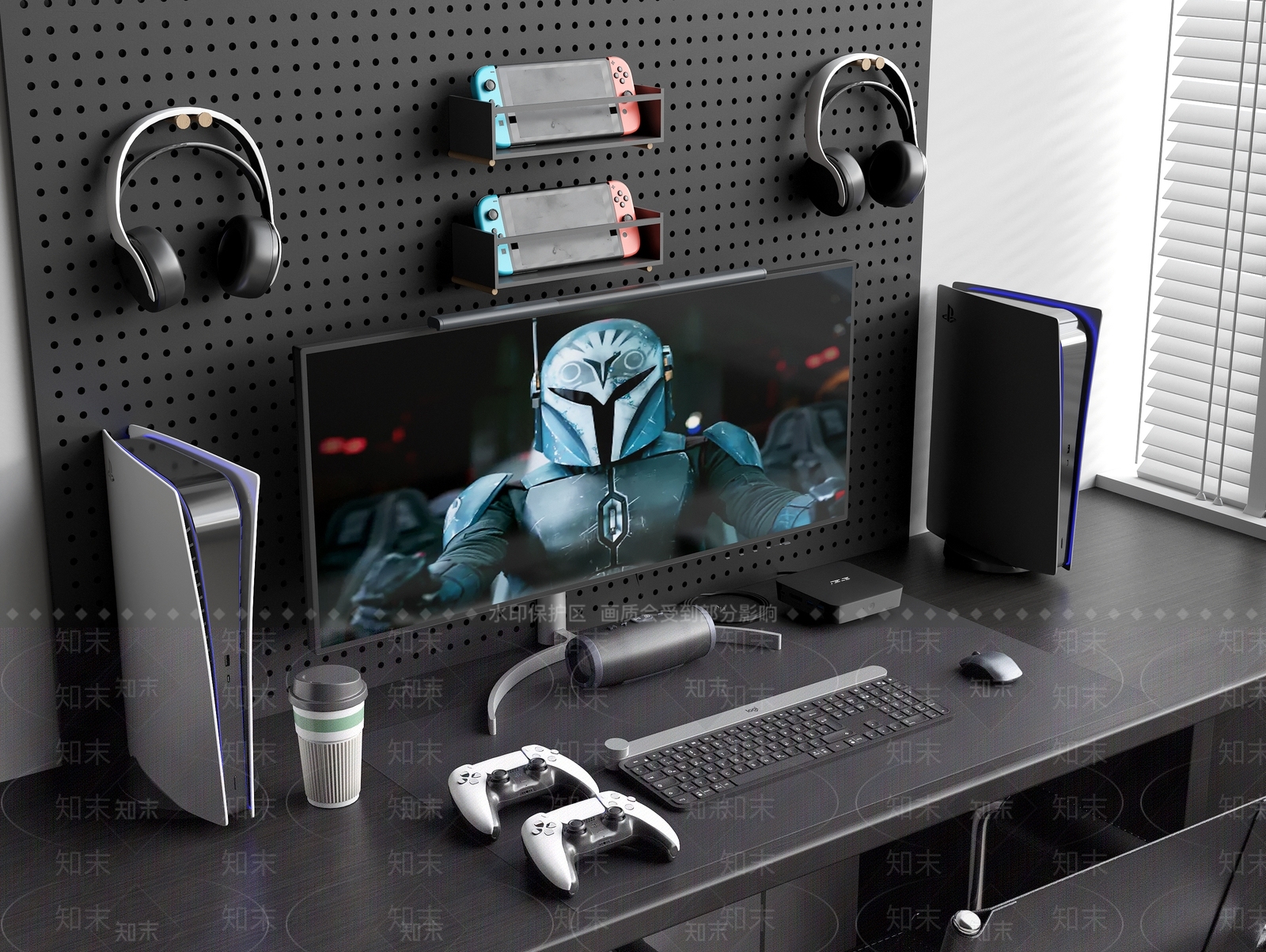 台式电脑一体机SU模型下载【ID:1161950830】