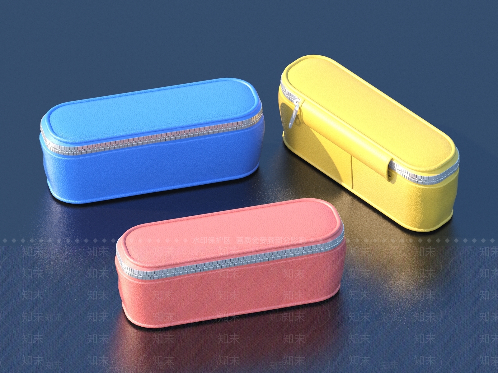 铅笔盒3D模型下载【ID:1161955027】