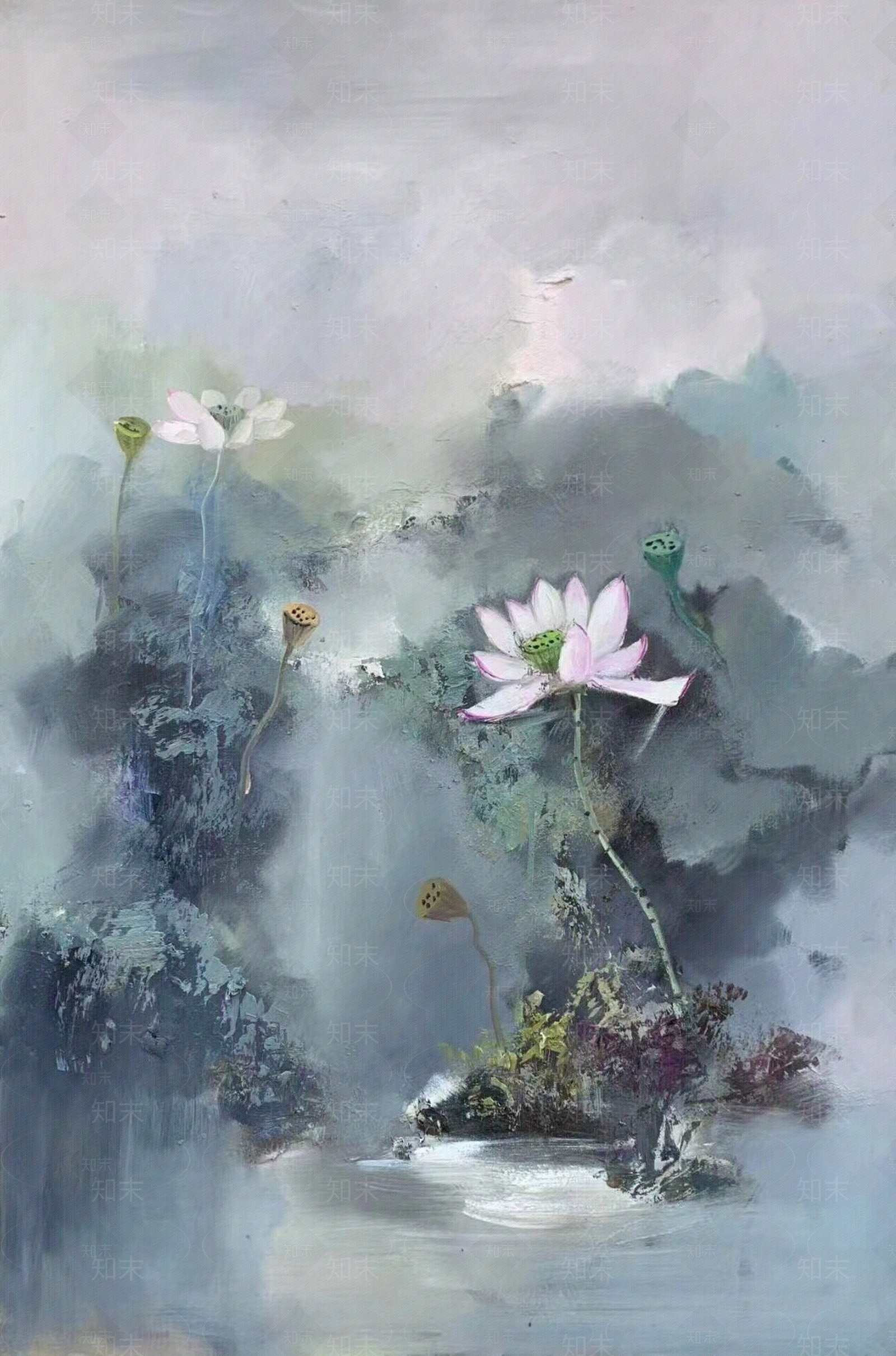 油画高清贴图材质