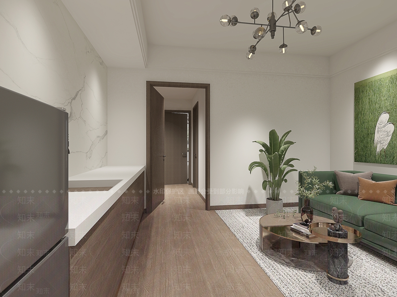 现代简约民俗套房3D模型下载【ID:1161962214】
