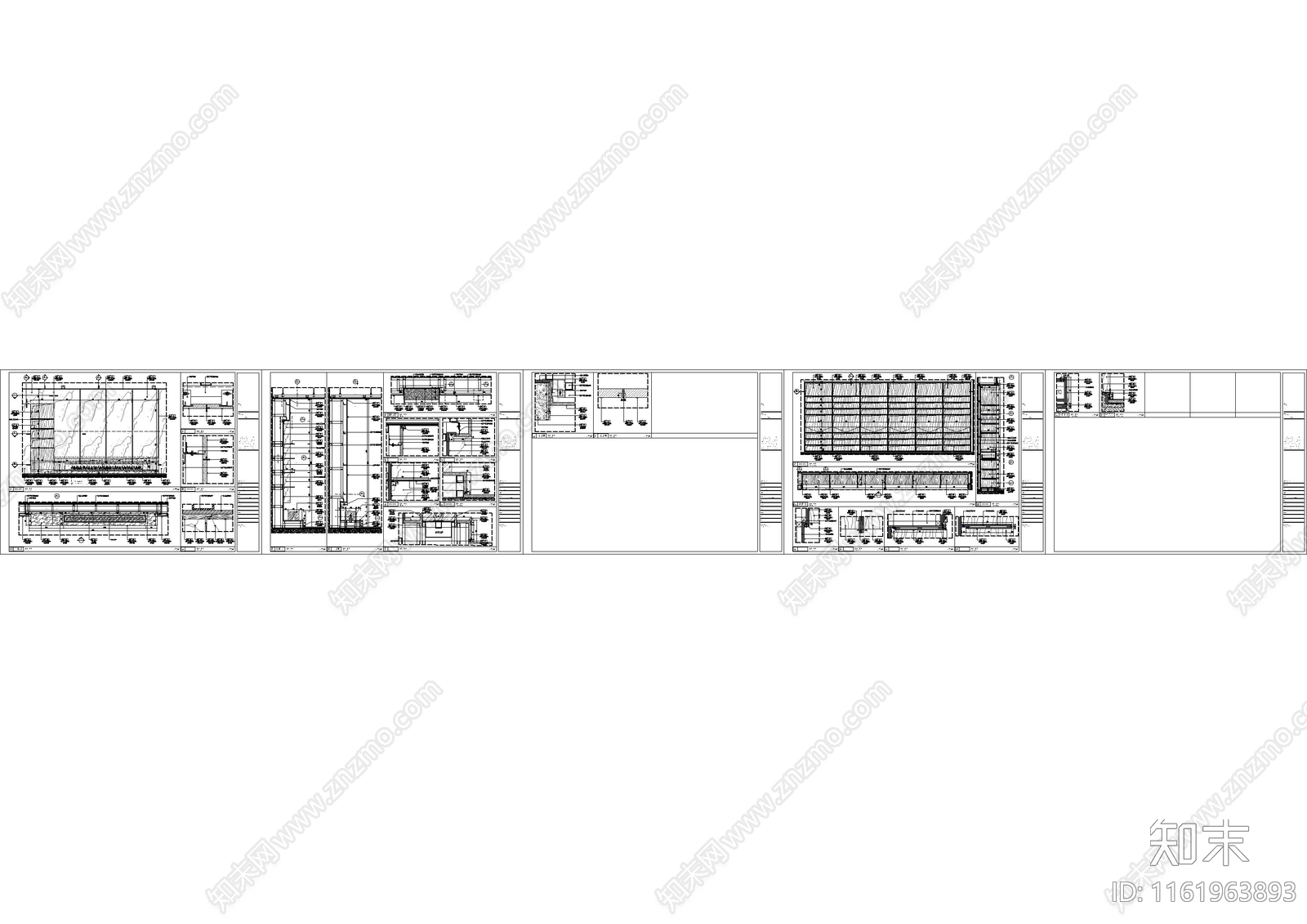 私宴火炉壁炉背景cad施工图下载【ID:1161963893】