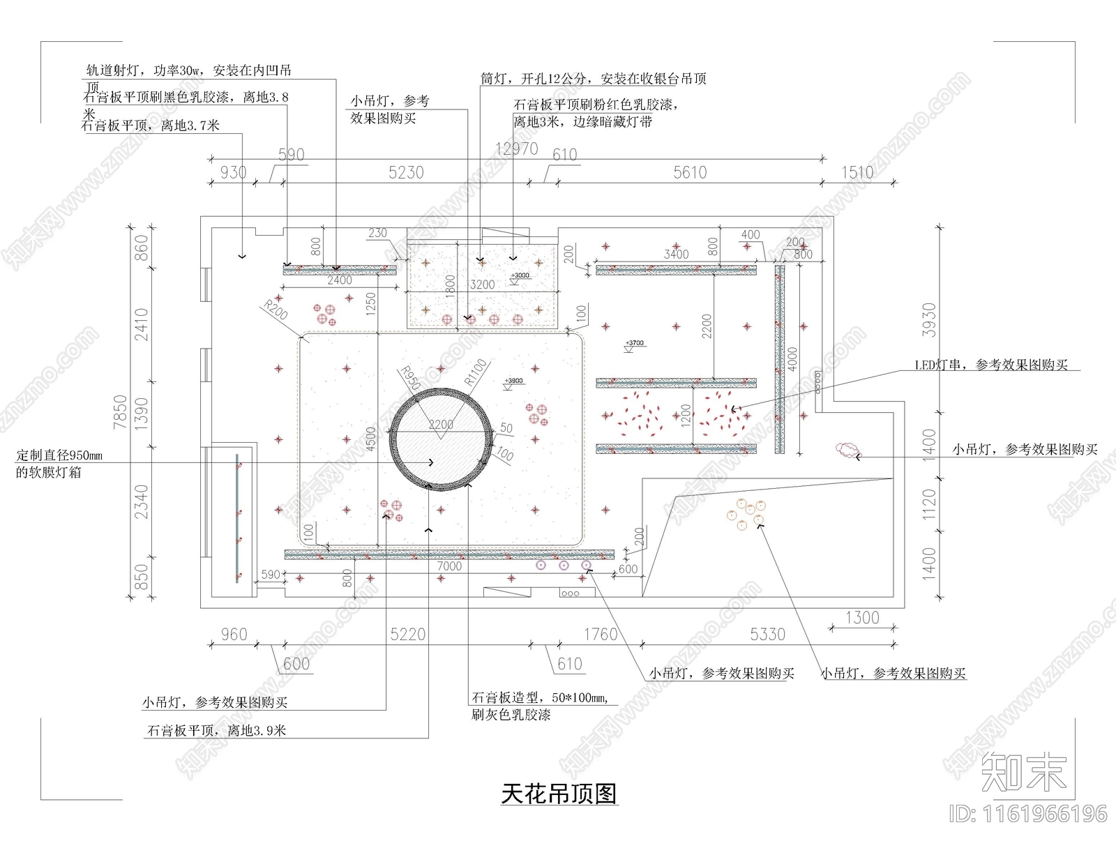 母婴店室内装修图cad施工图下载【ID:1161966196】