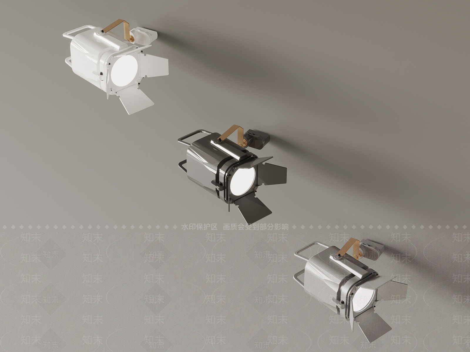 舞台灯3D模型下载【ID:1161973872】