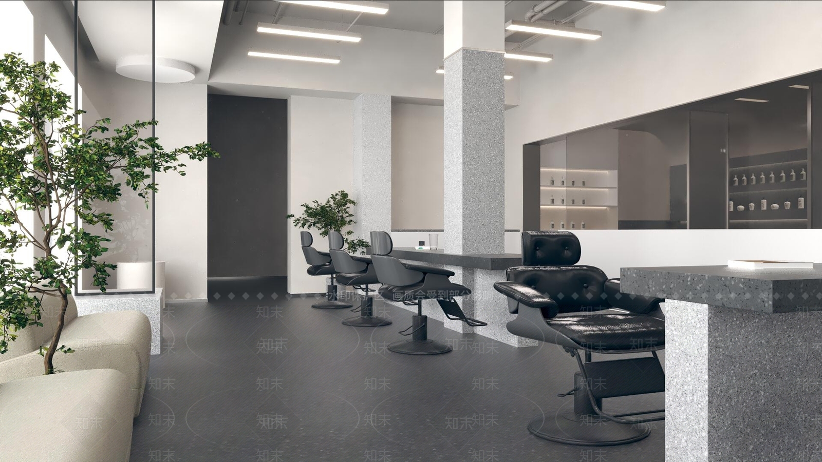 理发店3D模型下载【ID:1161980997】