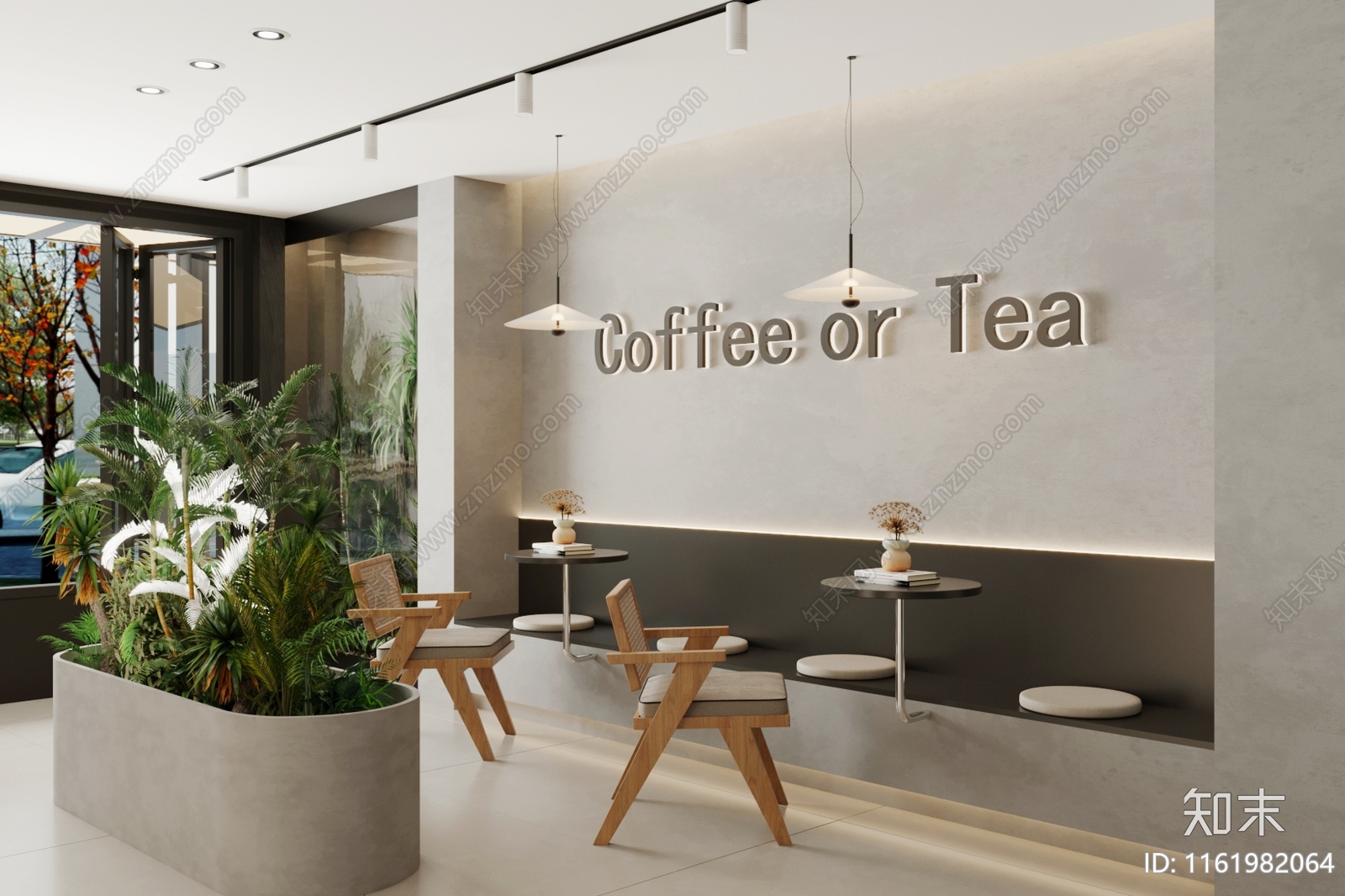 现代奶茶店3D模型下载【ID:1161982064】