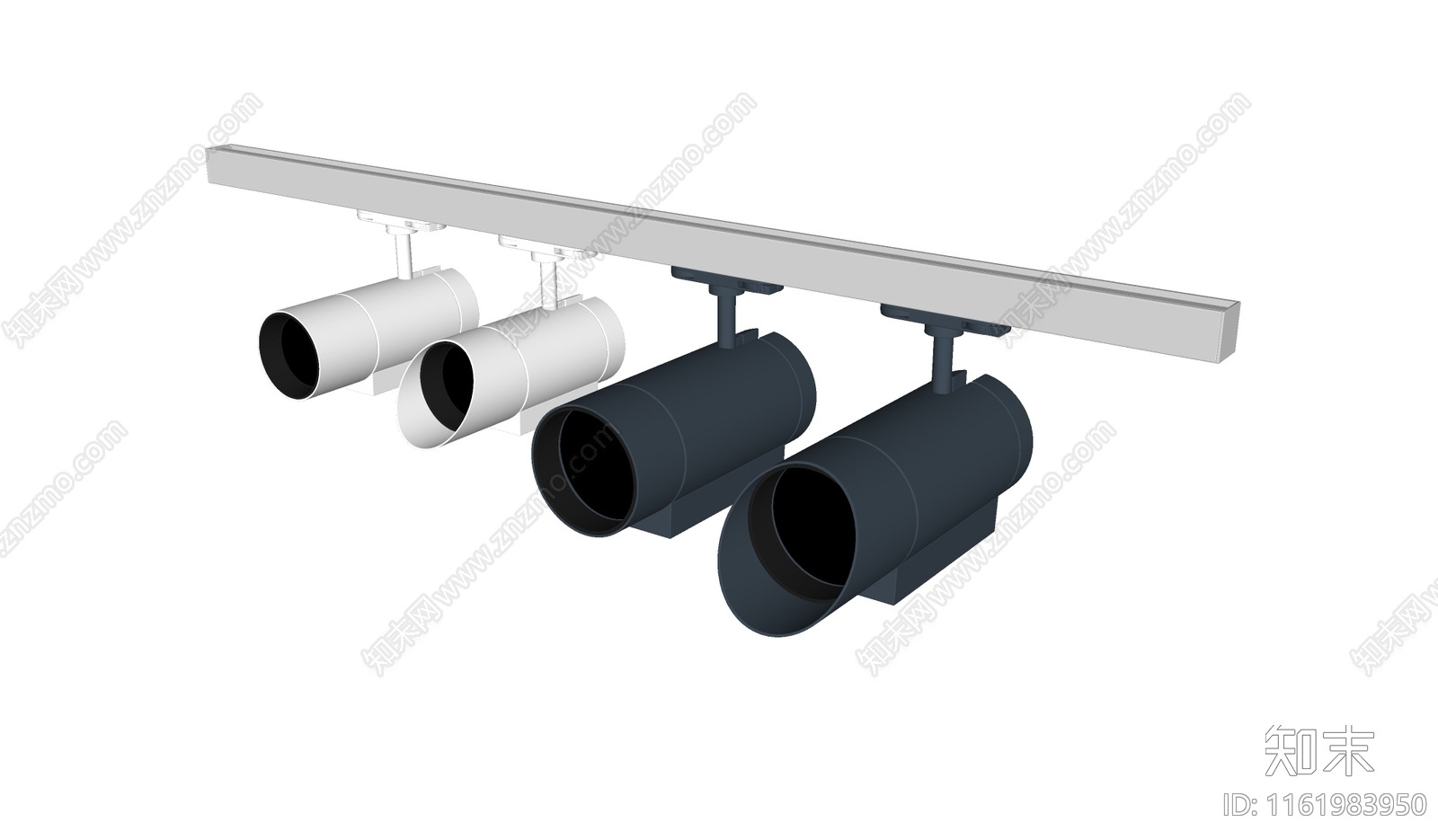 筒灯射灯SU模型下载【ID:1161983950】