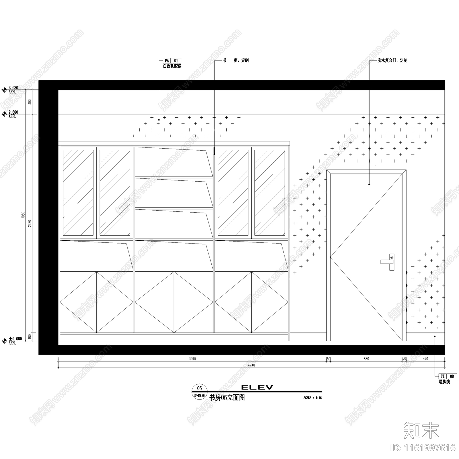 现代简约相遇海和院三层别墅室内家装cad施工图下载【ID:1161997616】