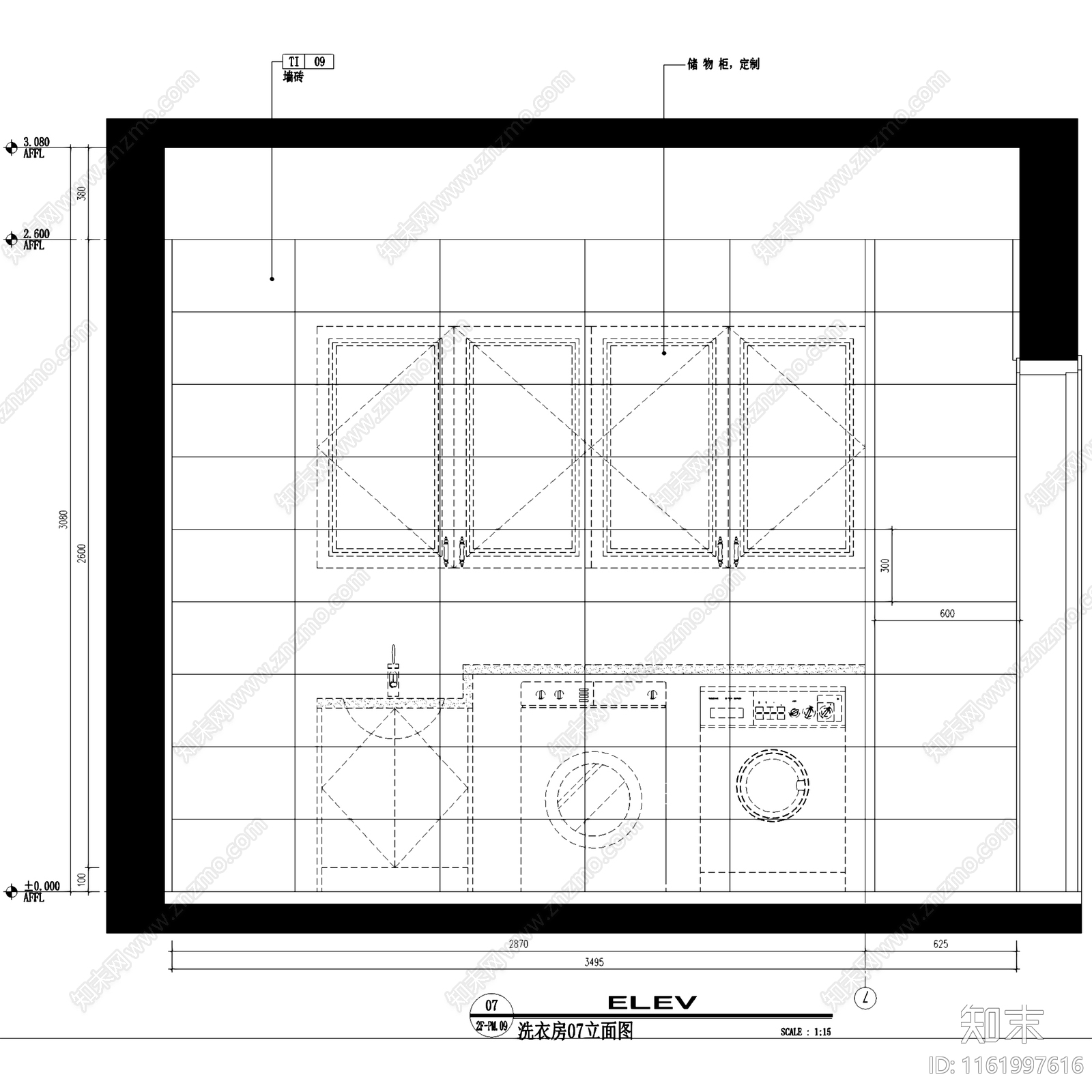 现代简约相遇海和院三层别墅室内家装cad施工图下载【ID:1161997616】