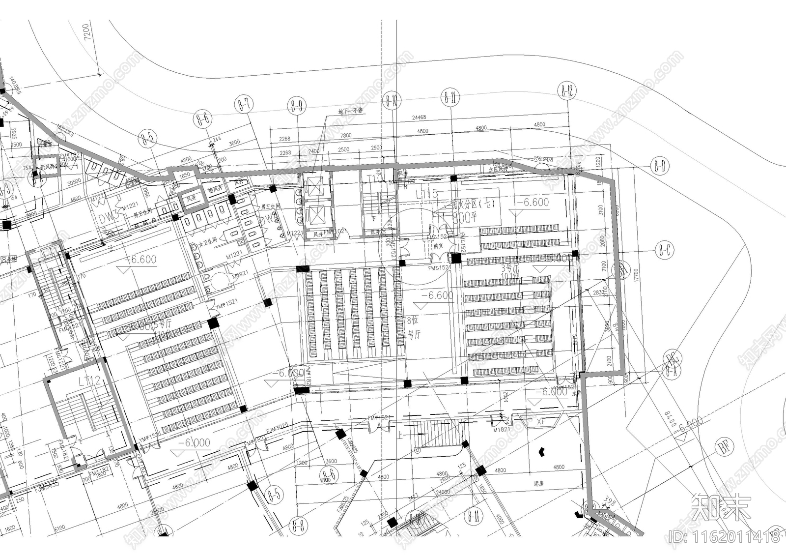 电影院建筑cad施工图下载【ID:1162011418】