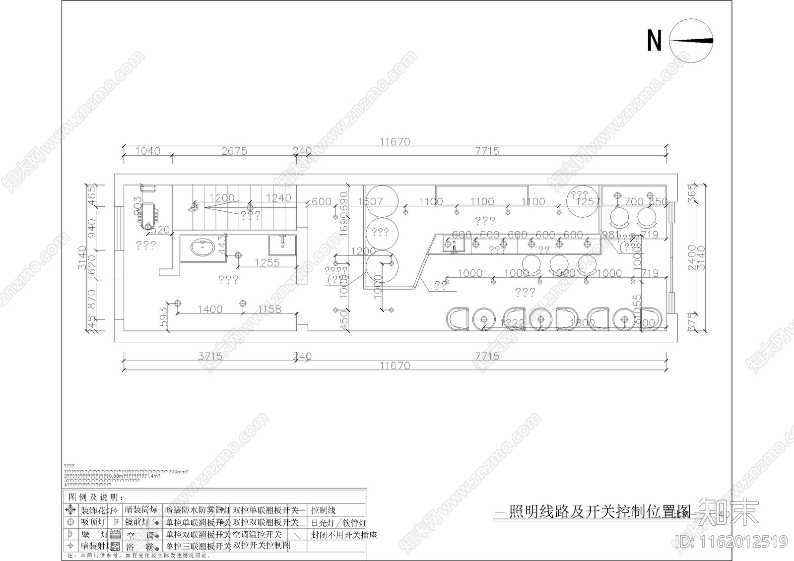 工业风酒吧CAcad施工图下载【ID:1162012519】