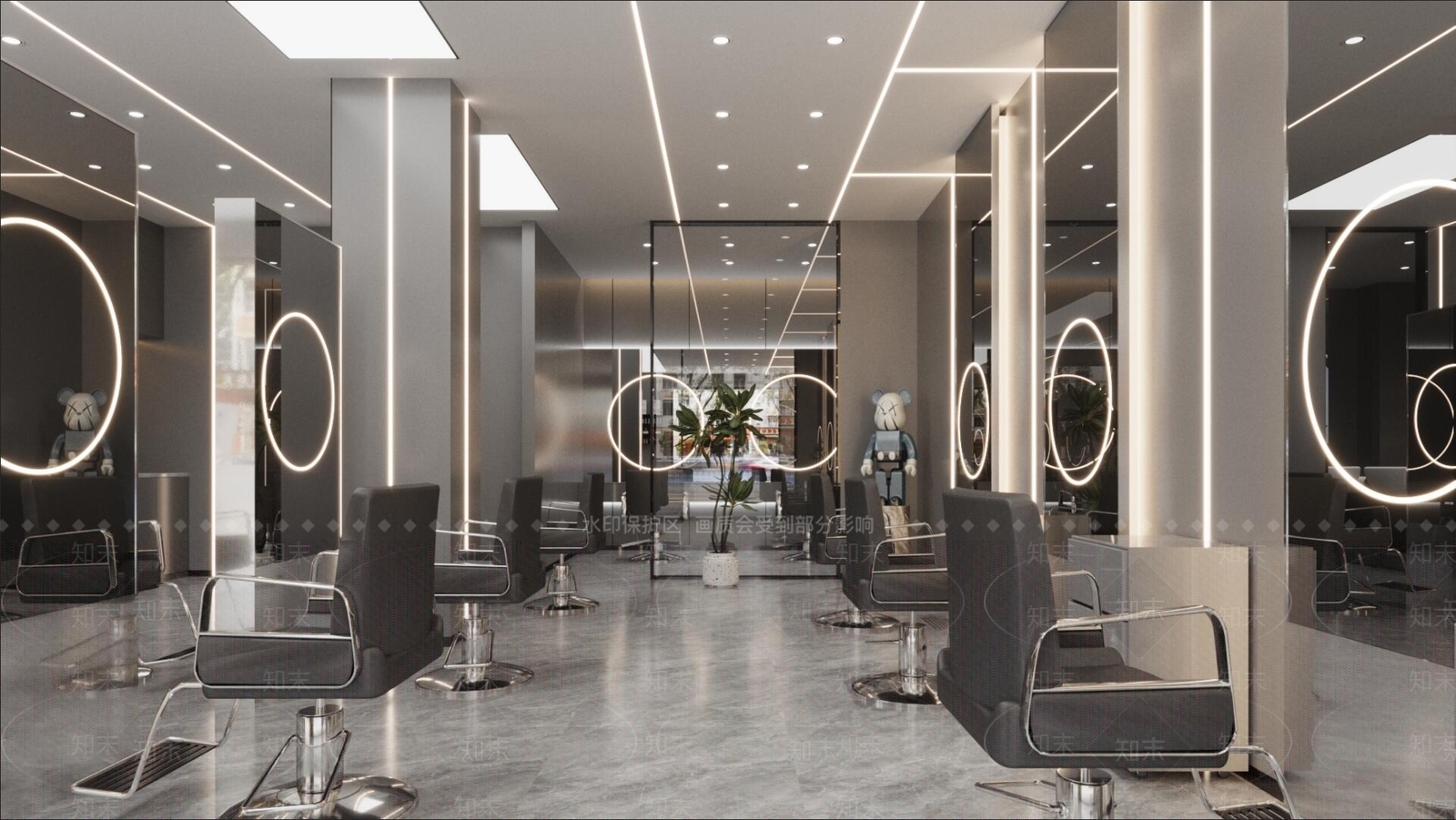 理发店3D模型下载【ID:1162017834】