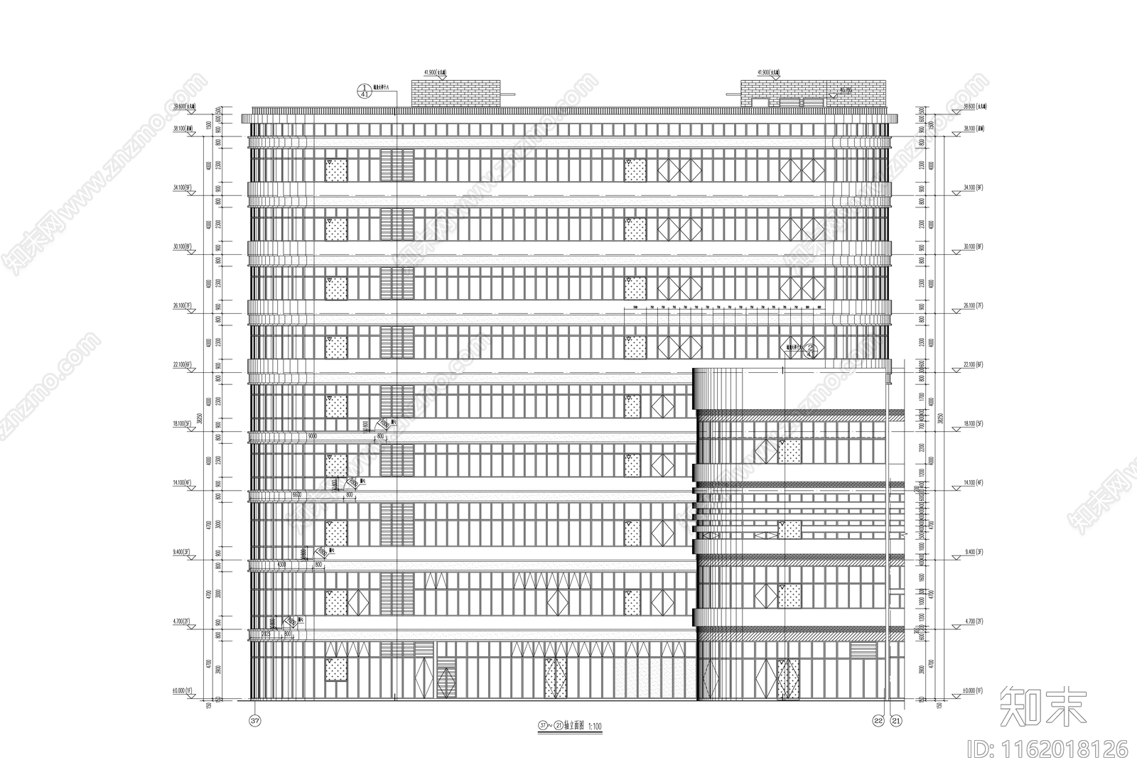 社区邻里中心施工图下载【ID:1162018126】