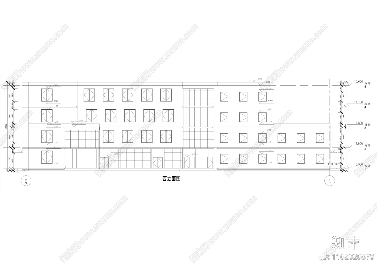 小学教学楼教室方案cad施工图下载【ID:1162020878】