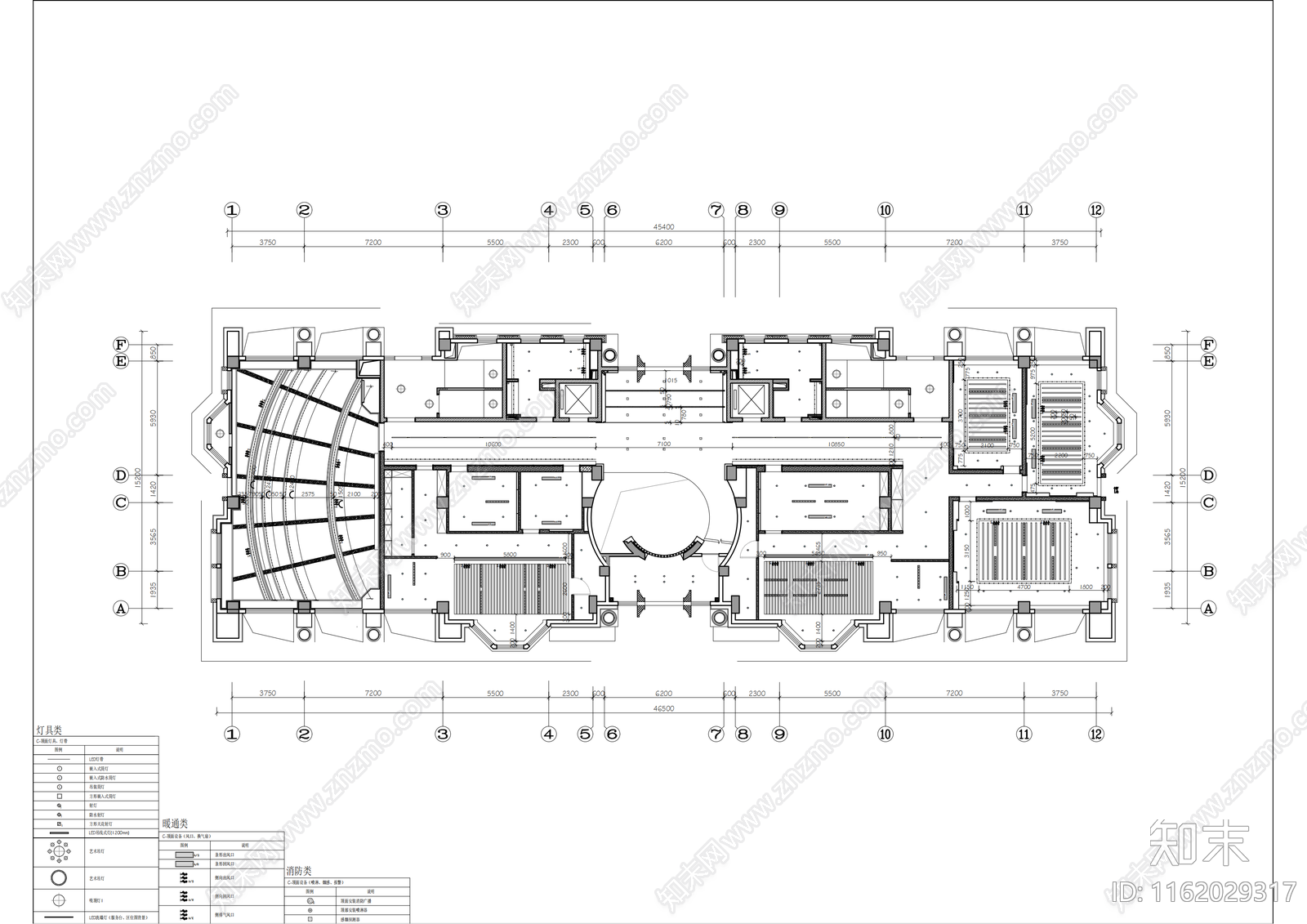 上海格派办公室内设计cad施工图下载【ID:1162029317】