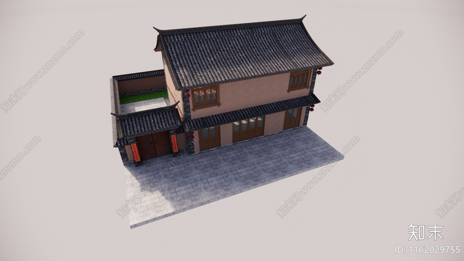 乡村自建房SU模型下载【ID:1162029755】