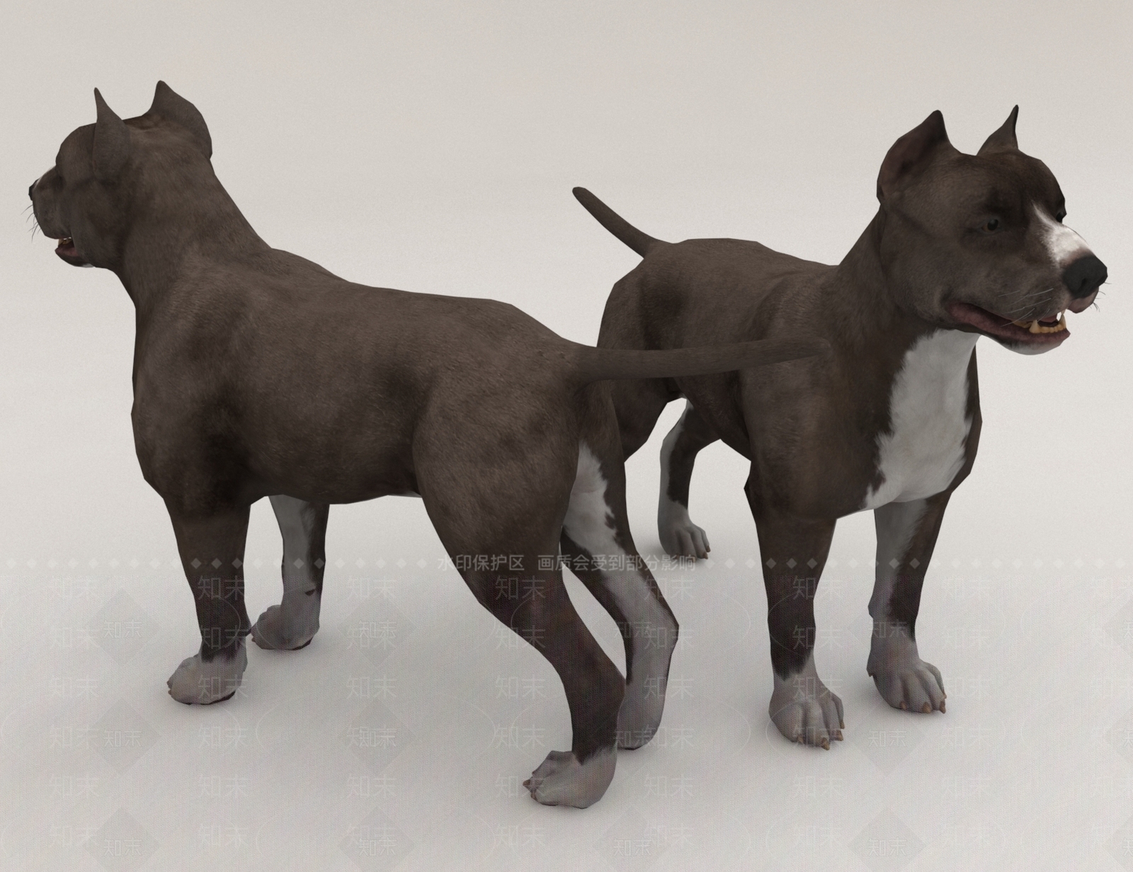 小狗3D模型下载【ID:1162031077】