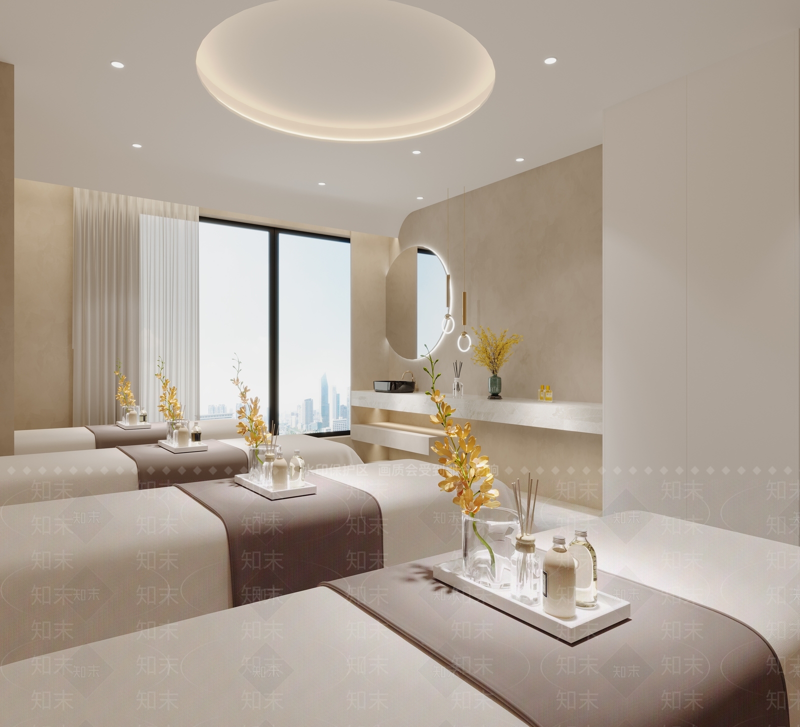 现代美容院3D模型下载【ID:1162033575】