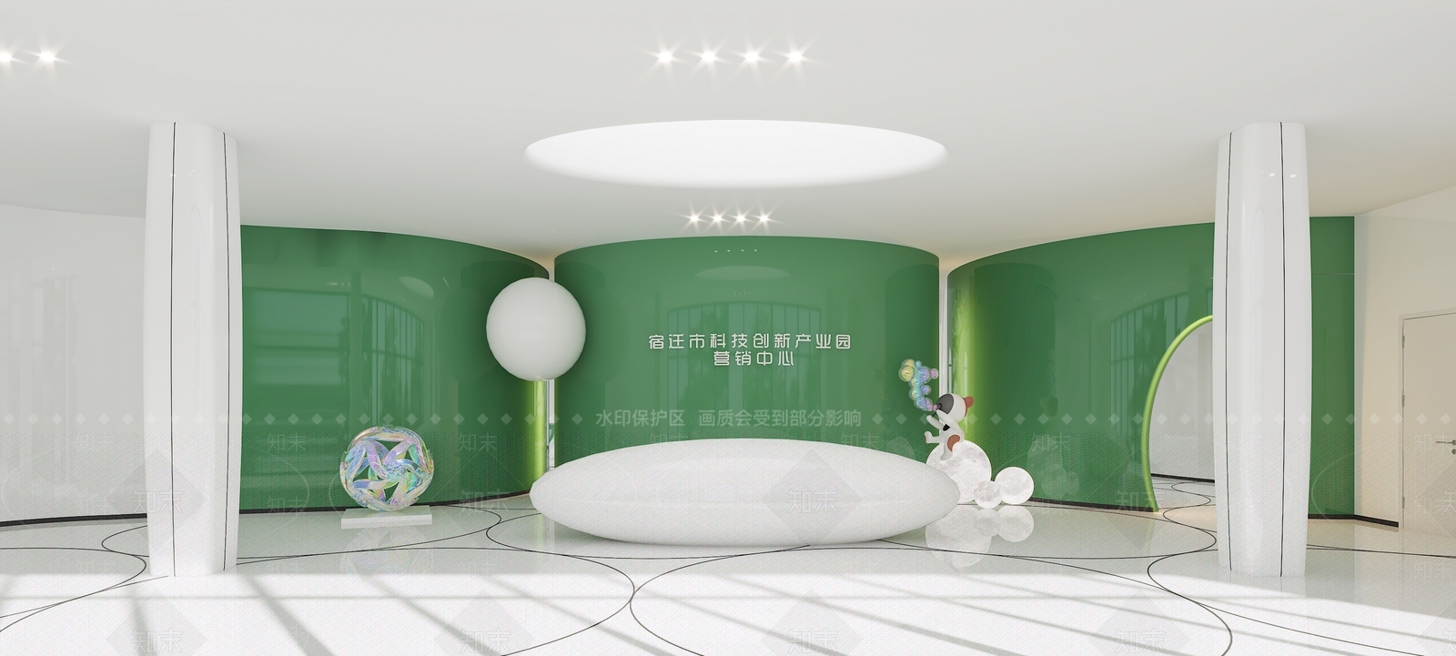 现代售楼处3D模型下载【ID:1162034099】