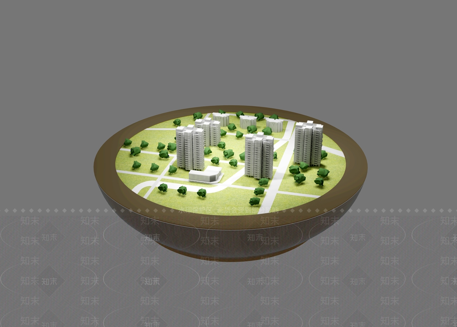 楼盘沙盘3D模型下载【ID:1162052010】