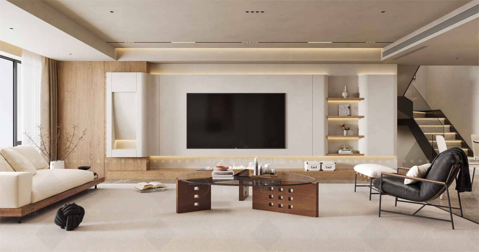 现代中古风电视墙3D模型下载【ID:1162061514】