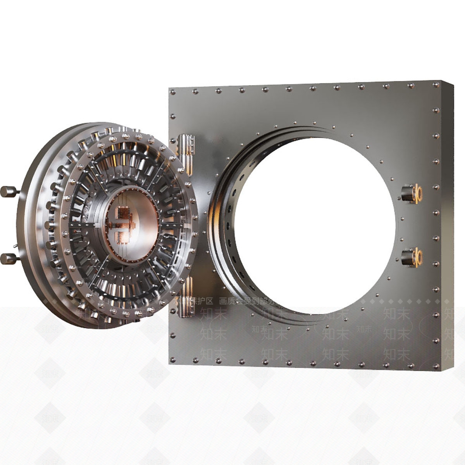 现代金库门3D模型下载【ID:1162066421】