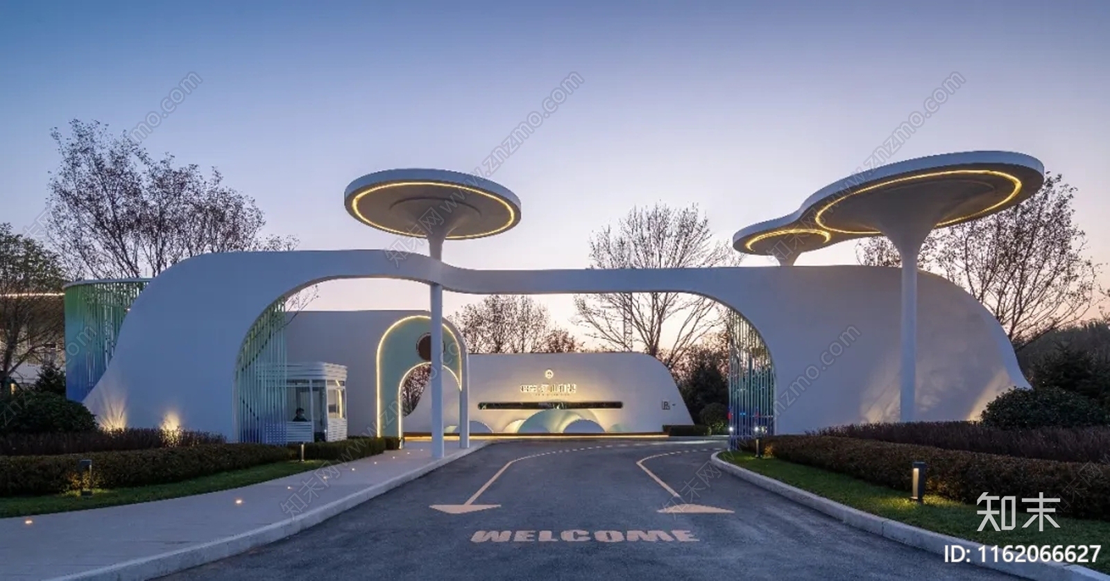 现代风格大门施工图下载【ID:1162066627】