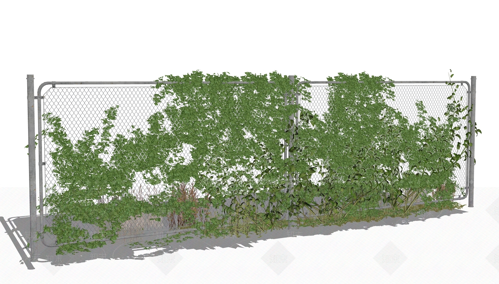 围栏爬藤植物SU模型下载【ID:1162070732】
