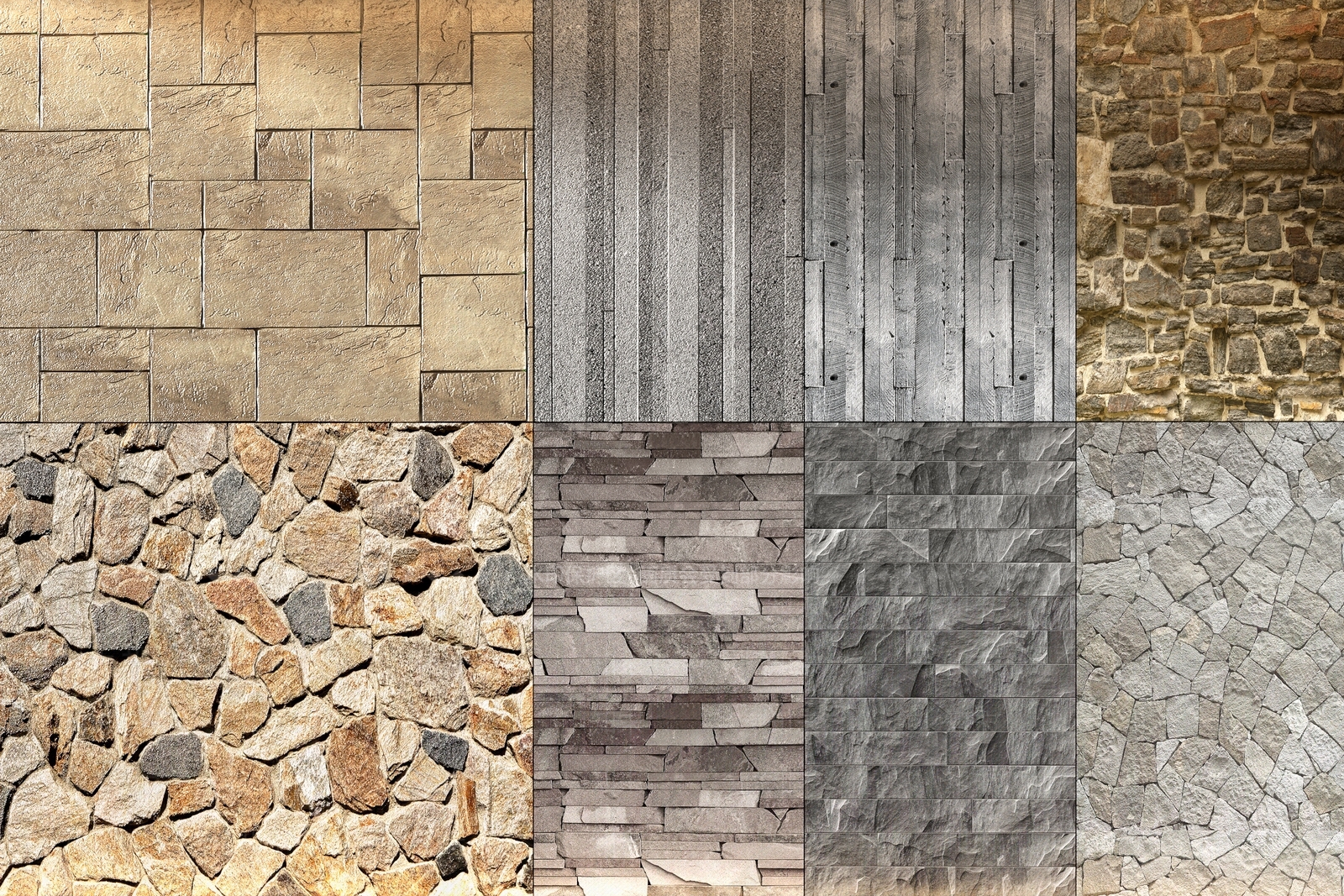 现代文化石墙面3D模型下载【ID:1162081047】