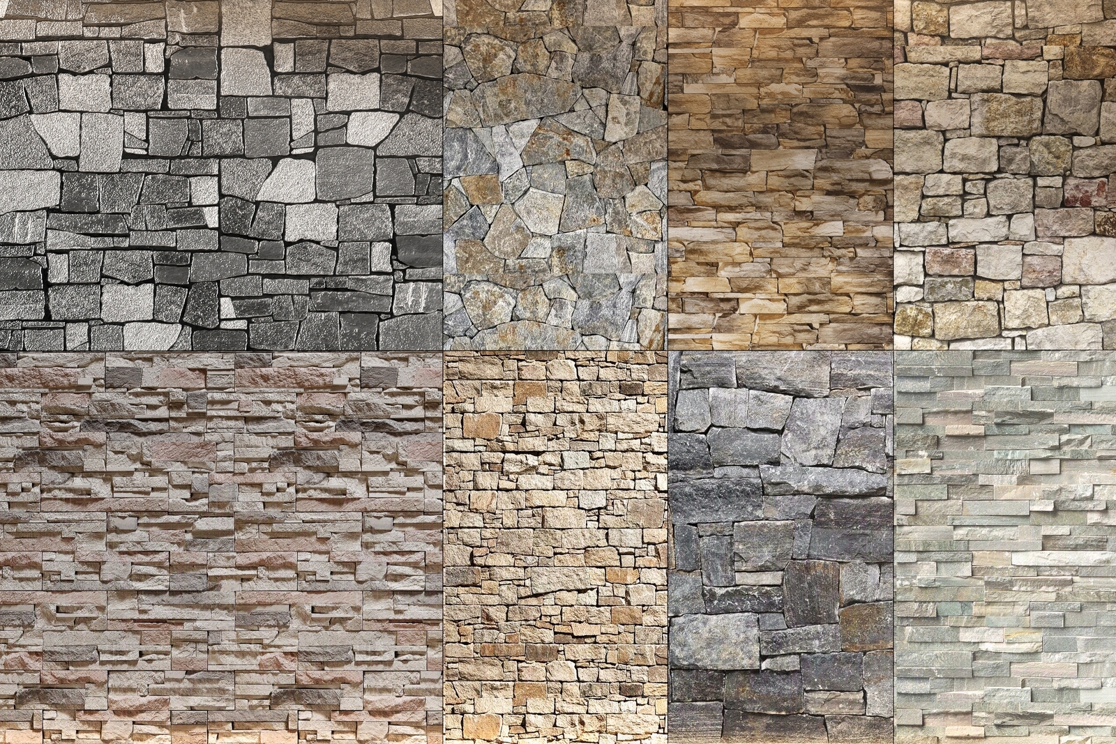 现代文化石墙面3D模型下载【ID:1162081135】