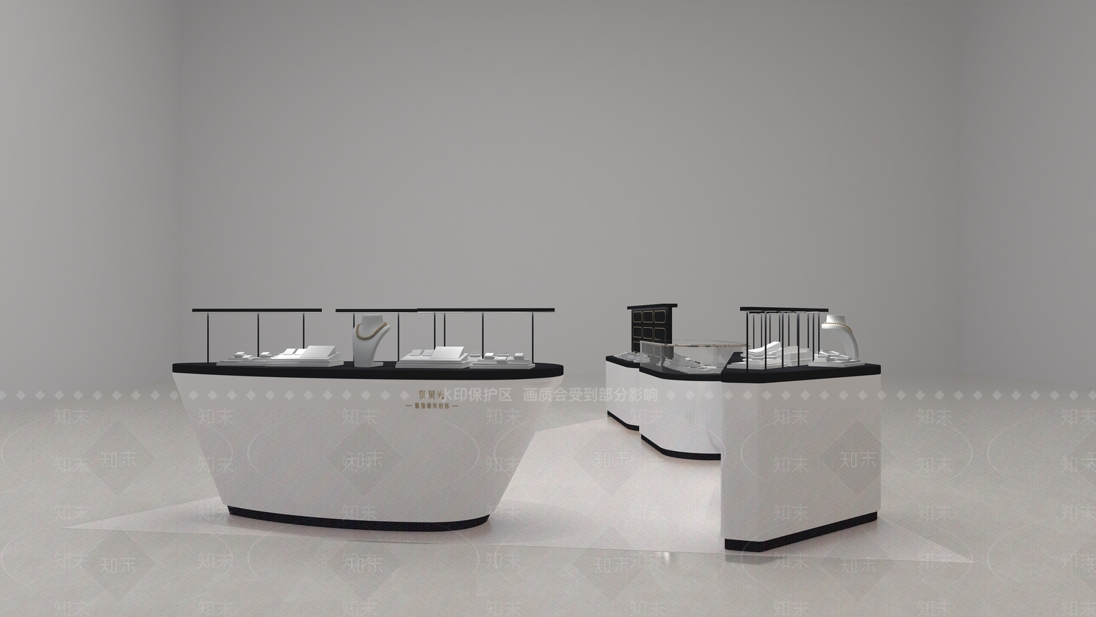 现代珠宝首饰店3D模型下载【ID:1162087985】