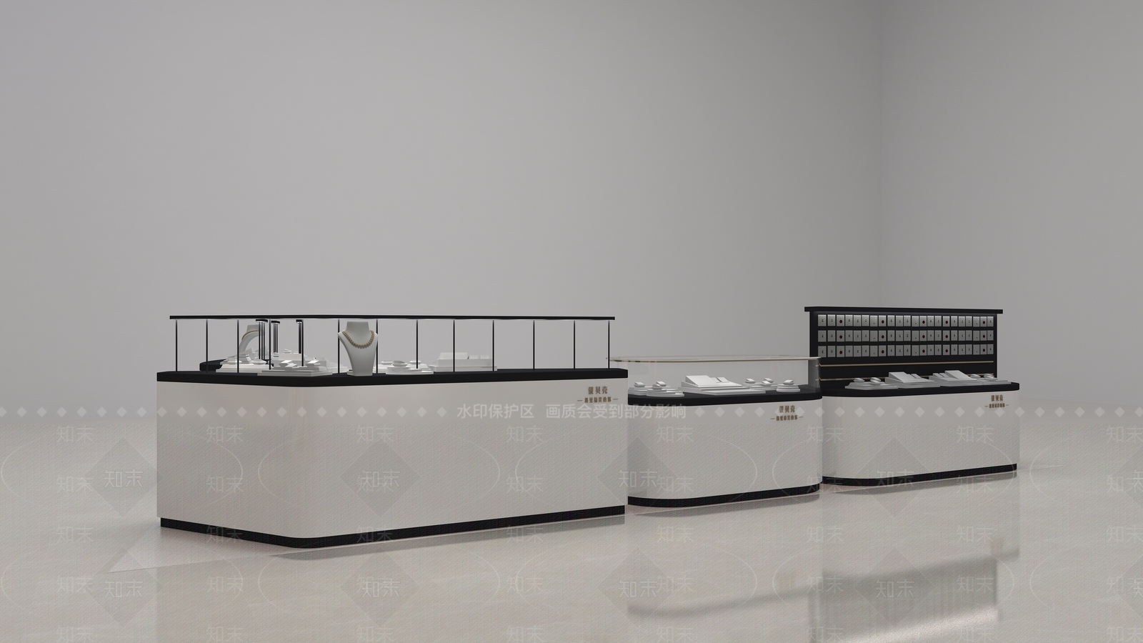 现代珠宝首饰店3D模型下载【ID:1162087985】