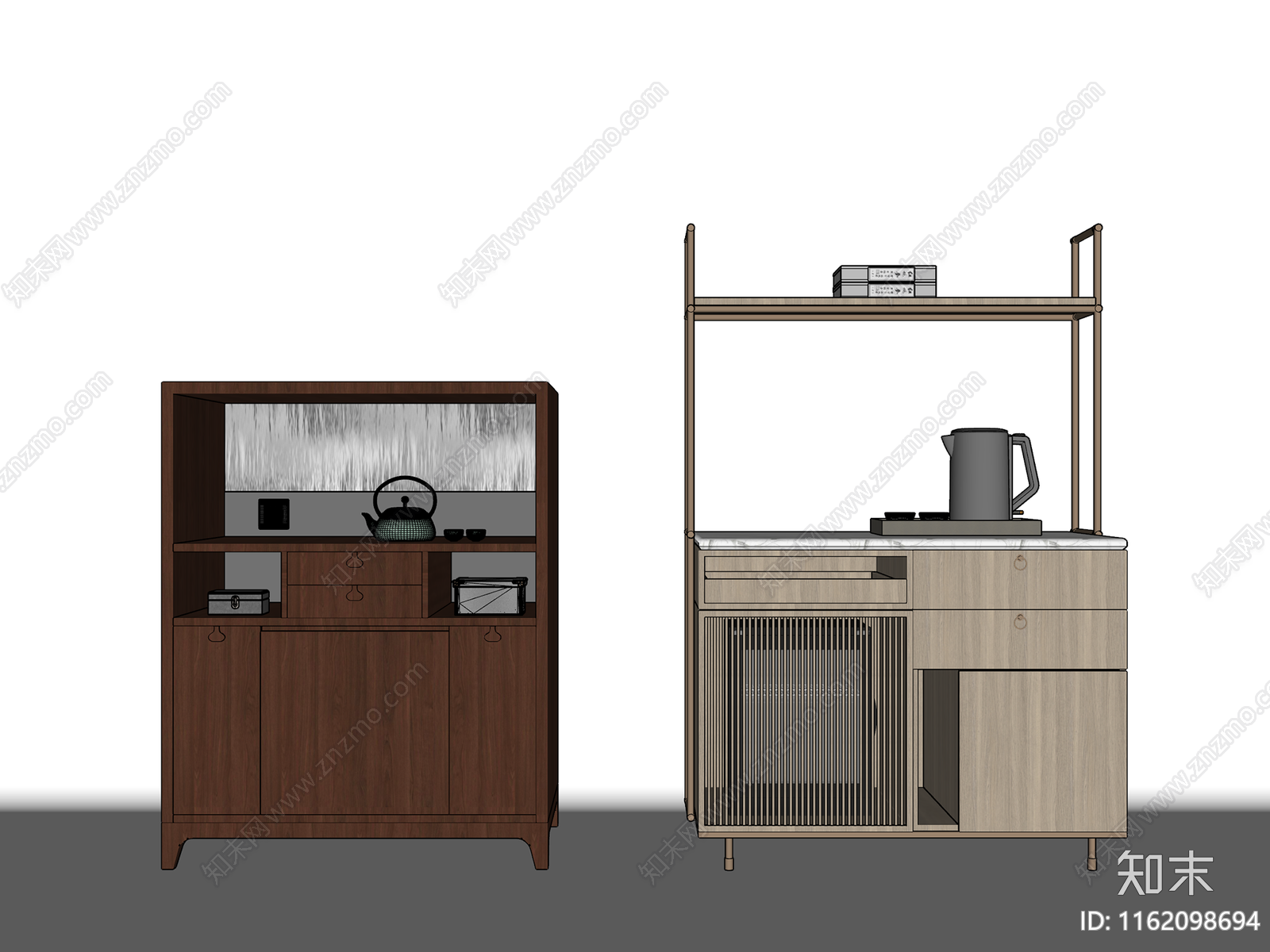 酒店迷你吧SU模型下载【ID:1162098694】