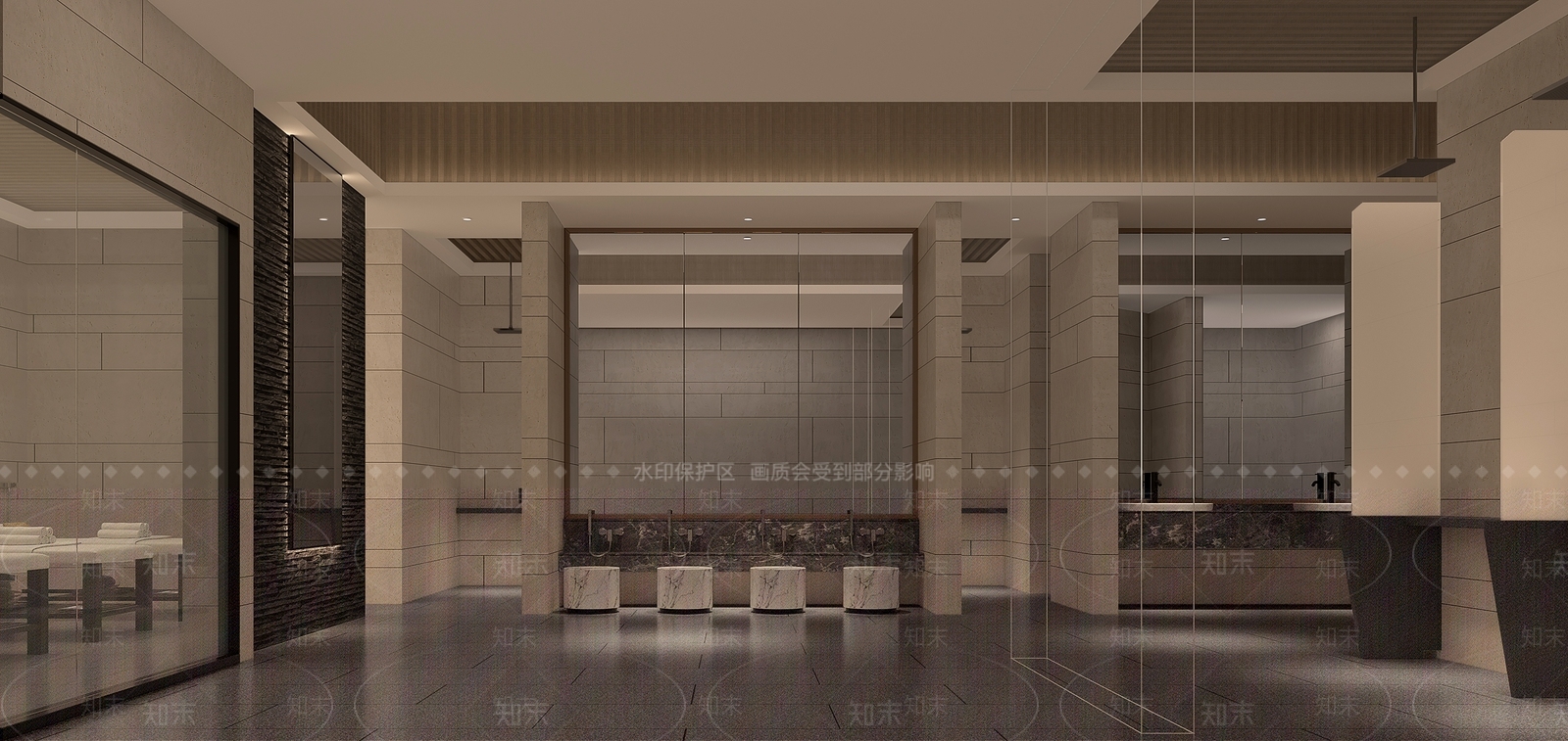 现代浴池3D模型下载【ID:1162100790】