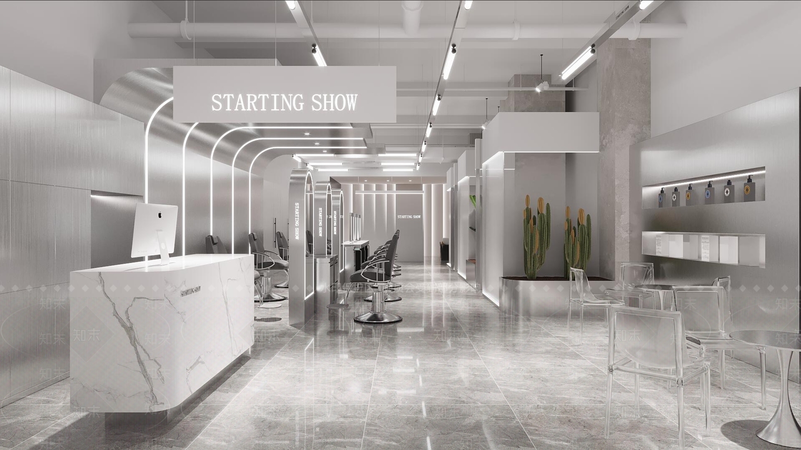 理发店3D模型下载【ID:1162107282】