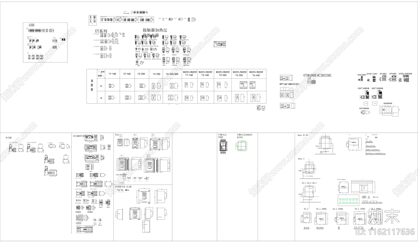 元器件ABB图库施工图下载【ID:1162117636】