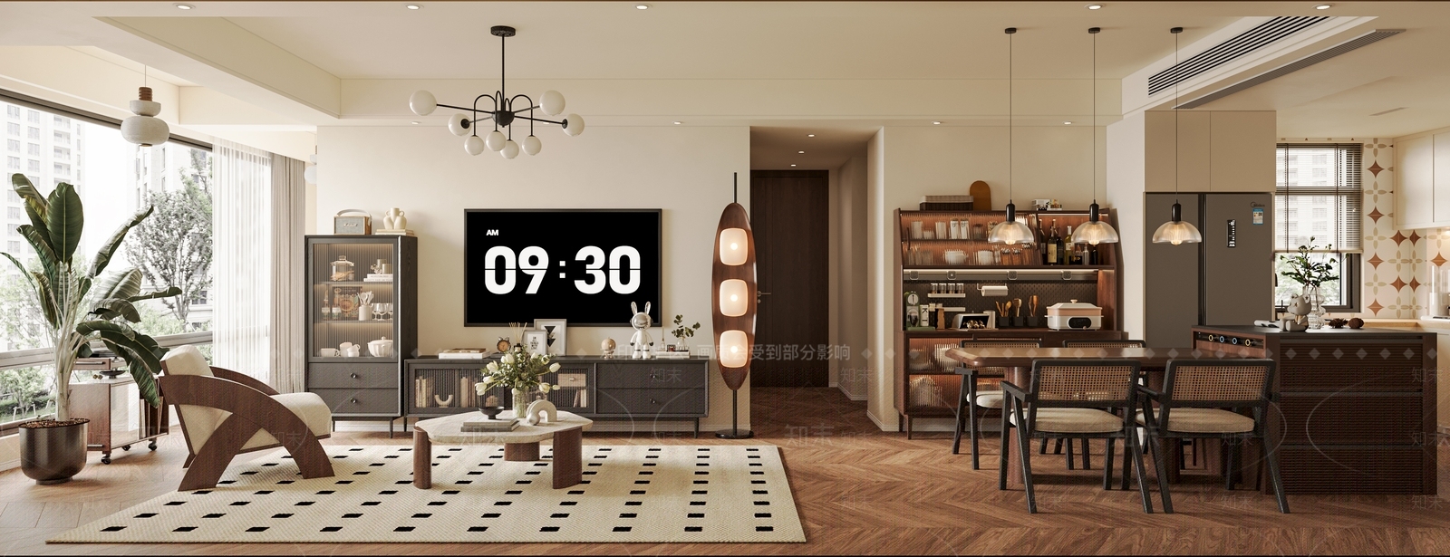 现代玄关3D模型下载【ID:1214609996】