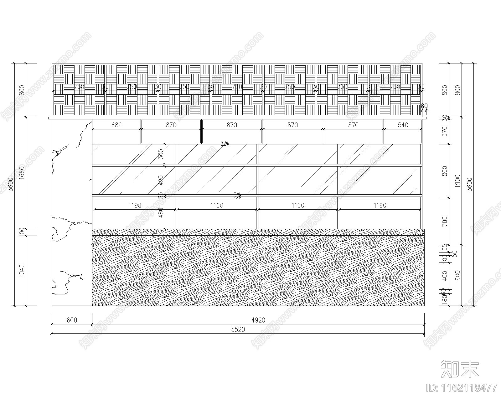 2024最新酒店包房平面立面施工图模板施工图下载【ID:1162118477】