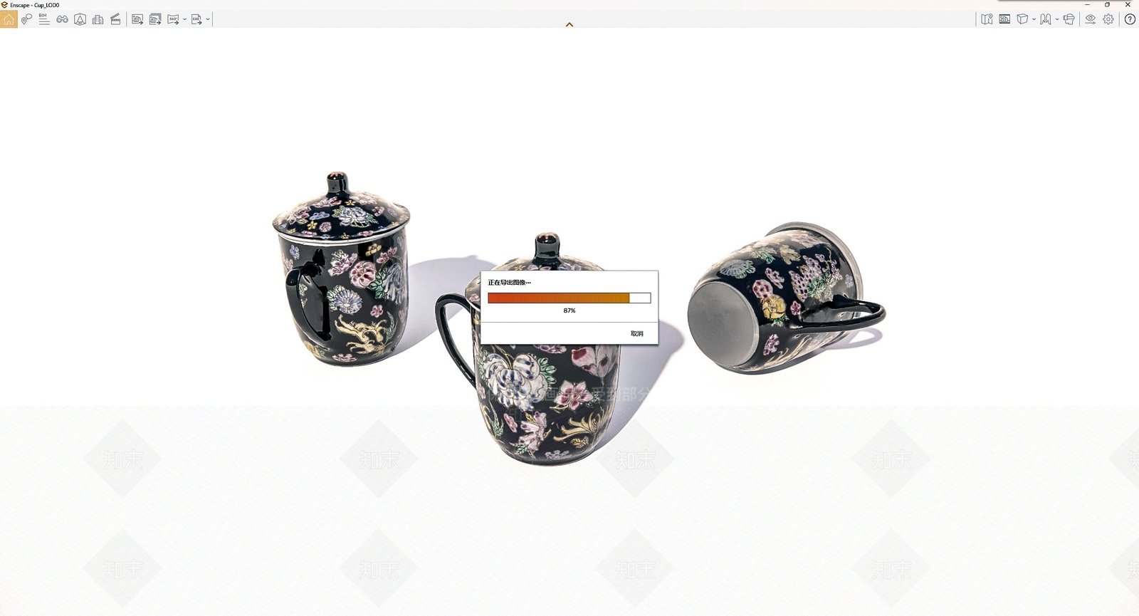 瓷器SU模型下载【ID:1162122333】