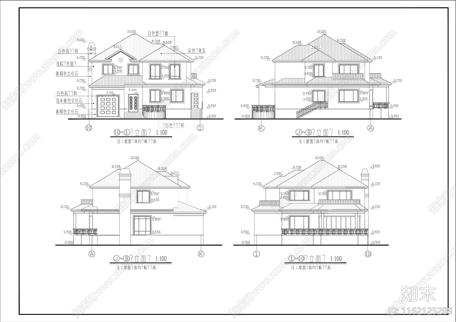 二层别cad施工图下载【ID:1162125288】