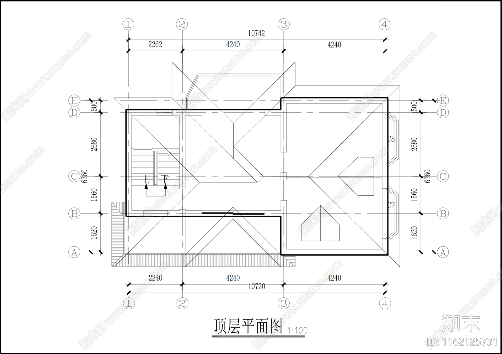 新中式别cad施工图下载【ID:1162125731】