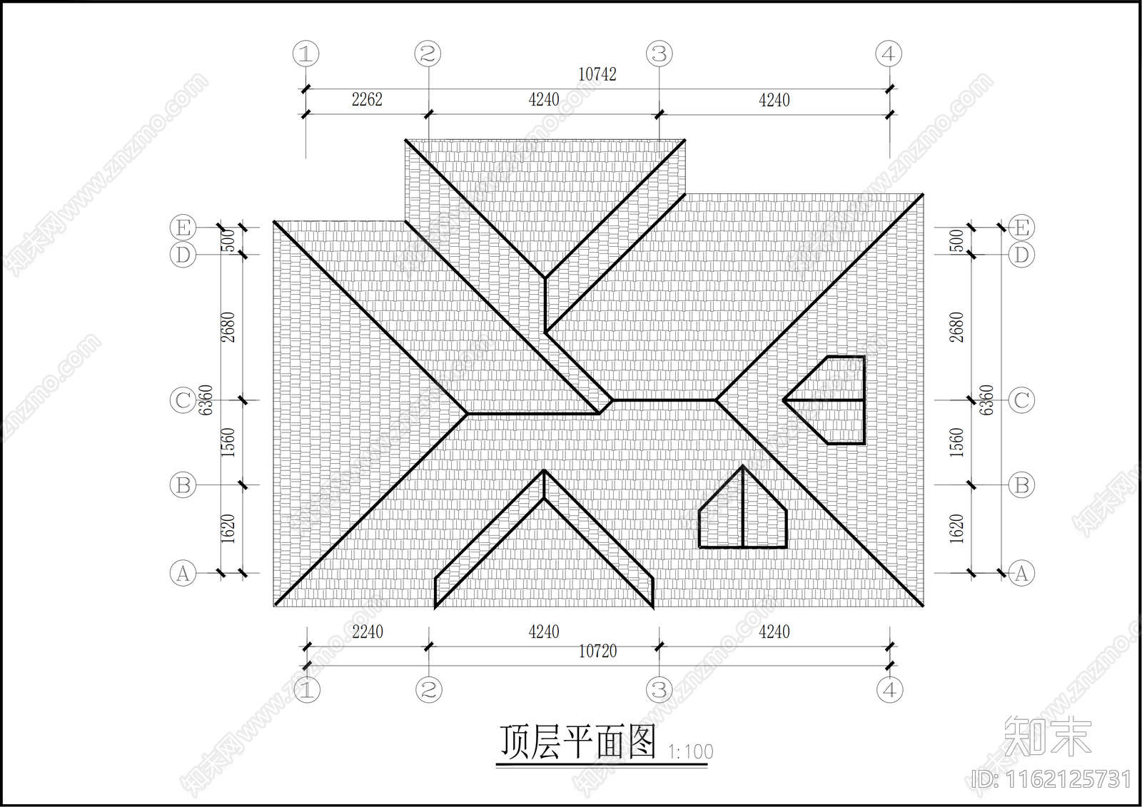 新中式别cad施工图下载【ID:1162125731】