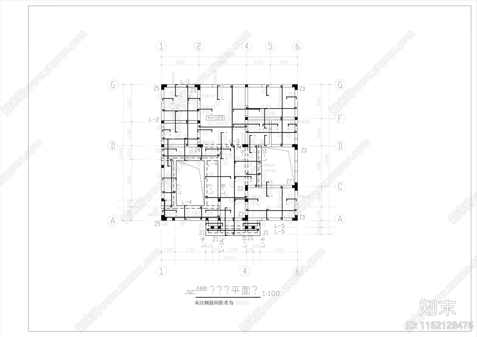 别墅筑设计图平立剖cad施工图下载【ID:1162128476】