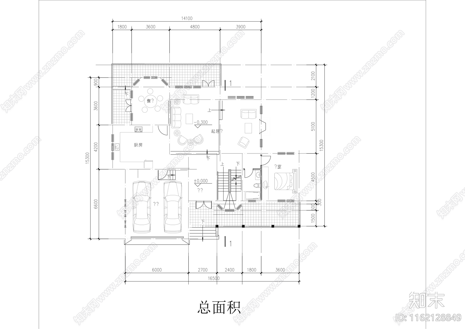 别院cad施工图下载【ID:1162128849】