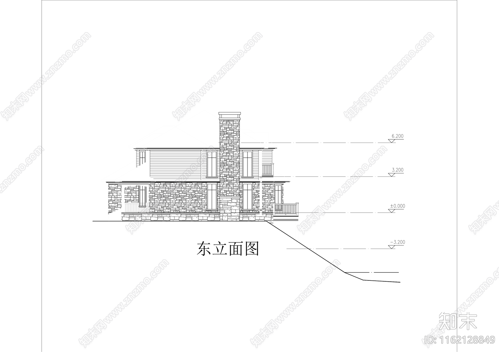 别院cad施工图下载【ID:1162128849】